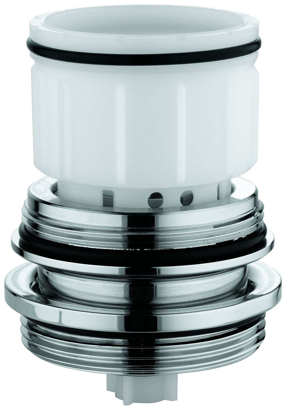 GROHE Deckel 43248 komplett für Rondo A.S. mit Gewindering metall, 43248000
