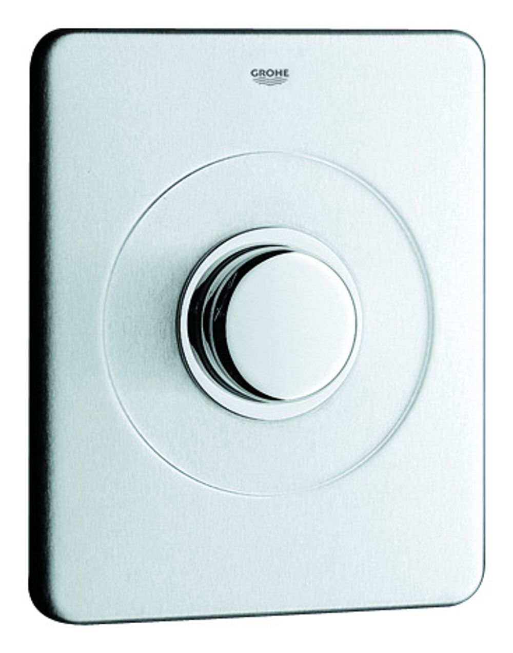 GROHE Abdeckplatte 43901 für Wandeinbauspülkasten aus Edelstahl, 43901000