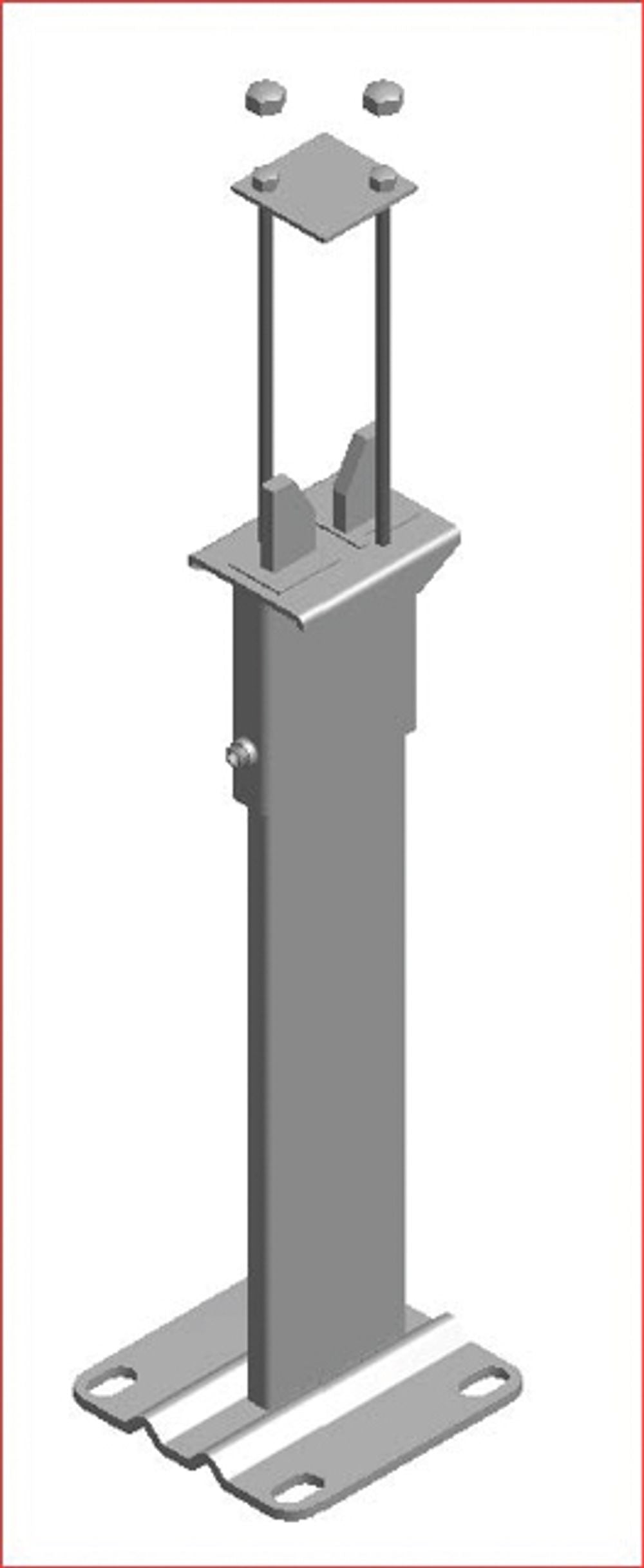 Kermi Standkonsole AK3, Konvektor,, H = 300mm, RAL9016 SG, ZB03620001