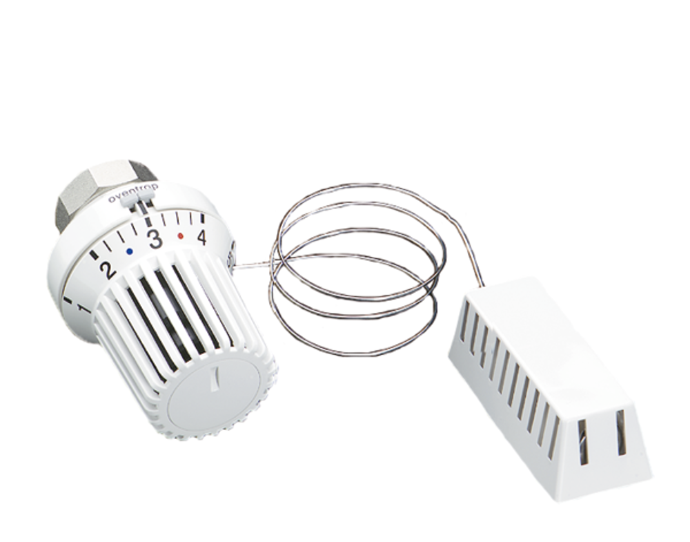 OVENTROP Thermostat Uni XH M 30 x 1,5, 7-28 C, 0 * 1-5, Fernfühler 2 m, weiß, 1011565