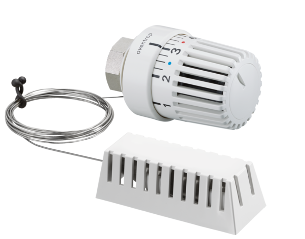 OVENTROP Thermostat Uni LH M 30 x 1,5, 7-28 C, 0 * 1-5, Fernfühler 2 m, weiß, 1011665
