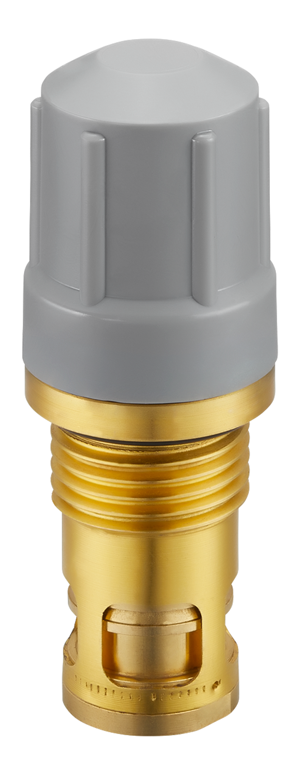 OVENTROP Ventileinsatz GDQ mit Q-Tech für Kompaktheizkörper, 10-170 l/h, G 1/2 AG, Klemmverbindung, mit stirnseitiger Sitzabdichtung, 1019099