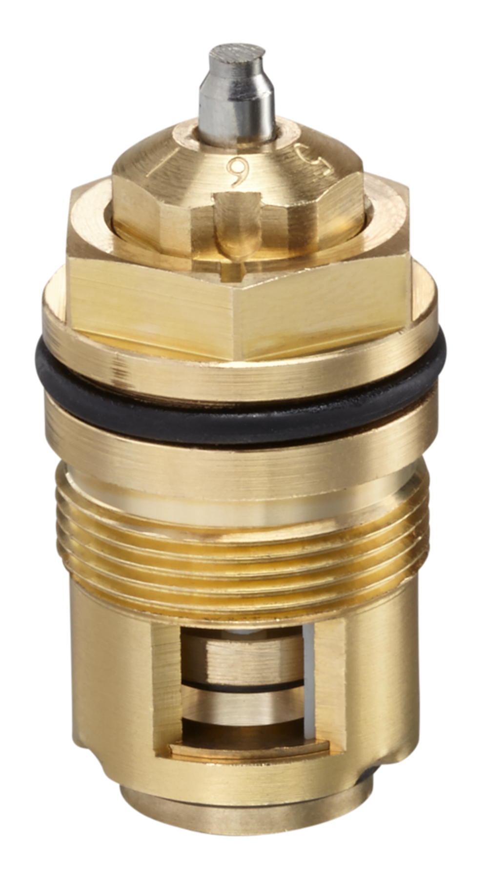 OVENTROP Ventileinsatz für Thermostatventile A, AV 9, ADV 9, CV 9, E, AF, RF und RFV 9, Multiblock T, TU und TFU und Unibox für vertauschten Vor- und Rücklauf, M 30 x 1,5, mit Voreinstellung, 1187078