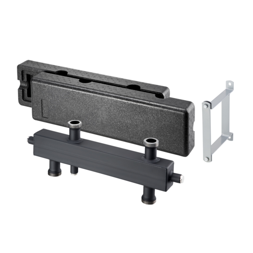 OVENTROP Hydraulische Weiche DN 25 mit Wärmedämmung, für 1 Heizkreis, Stahl, 1351590