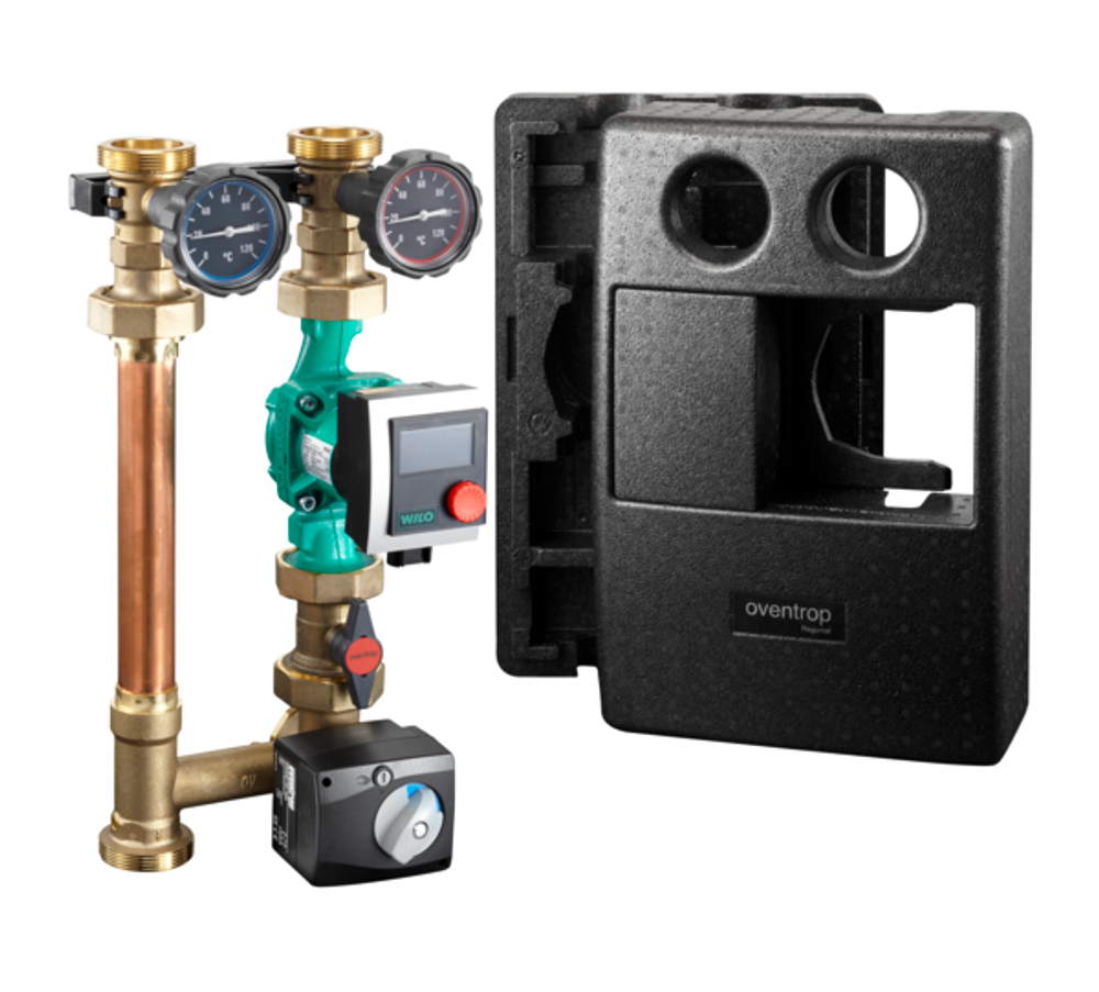 OVENTROP Gemischte Heizkreisstation Regumat M3-180 DN 32, Grundfos ALPHA 2.1 32-60, 1355276