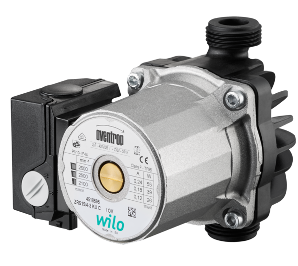 OVENTROP Hocheffizienzpumpe für Regumaq XZ-30 Sekundärkreis, Wilo ZRS 15/4-3 KU, 1381091