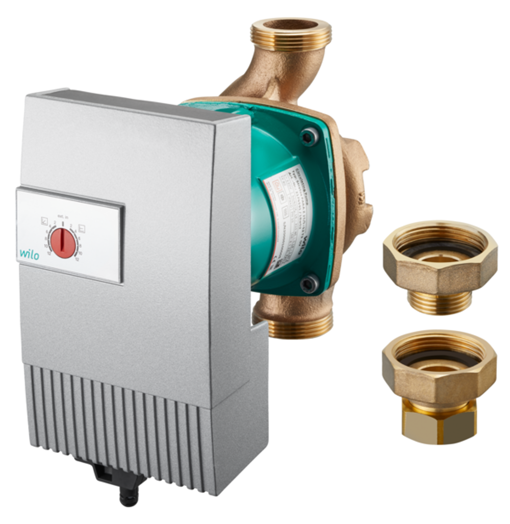 OVENTROP Hocheffizienzzirkulationspumpe für Regumaq X-80 Trinkwasserzirkulationsset, Wilo PARA MAXO-Z 25-180-10-F02, 1381592