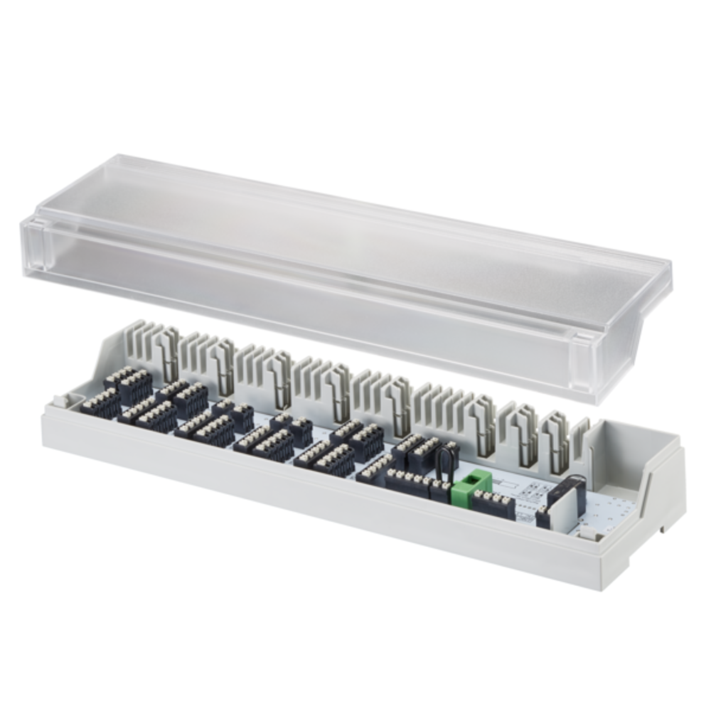 OVENTROP Elektrische Anschlussleiste für Flächenheizung 6 Regelzonen, Heizen, 24 V / 230 V, 1400980