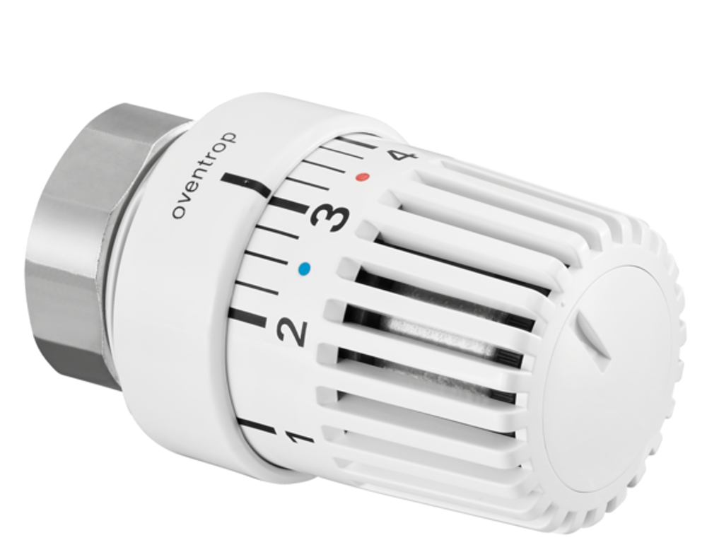 OVENTROP Sonderthermostat Uni LO M 38 x 1,5, 7-28 C, 0 * 1-5, Flüssig-Fühler, weiß, passend für Oreg (Ondal) Thermostatventile, 1616500