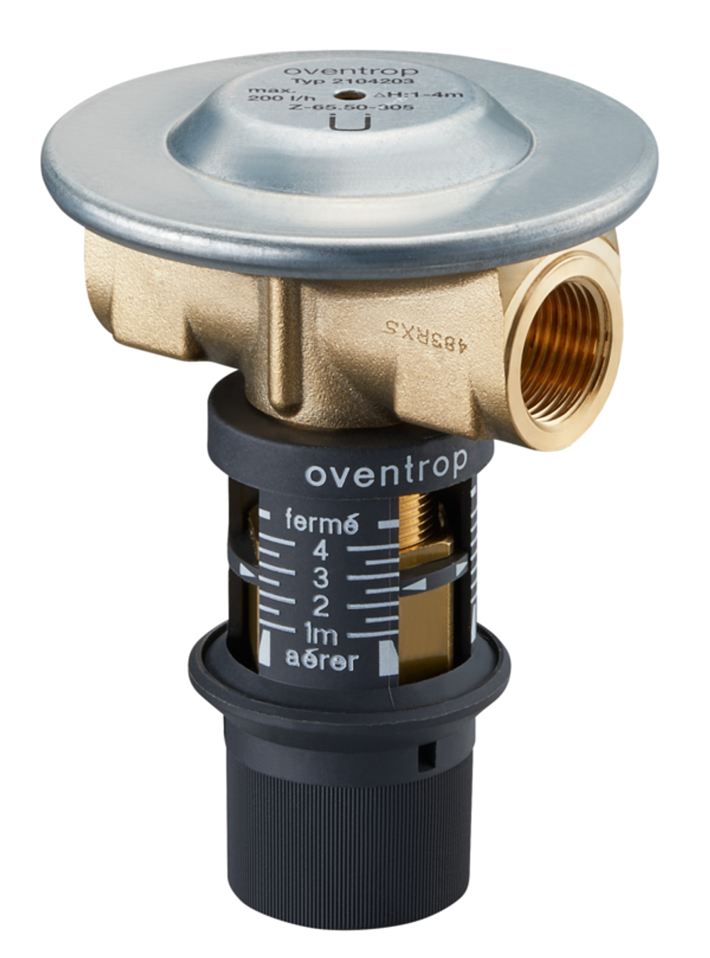 OVENTROP Membranantiheberventil Oilstop V G 3/8 IG, Absicherungshöhen von 1 m bis 4 m stufenslos einstellbar, max. Öldurchsatz 200 l/h, 2104203