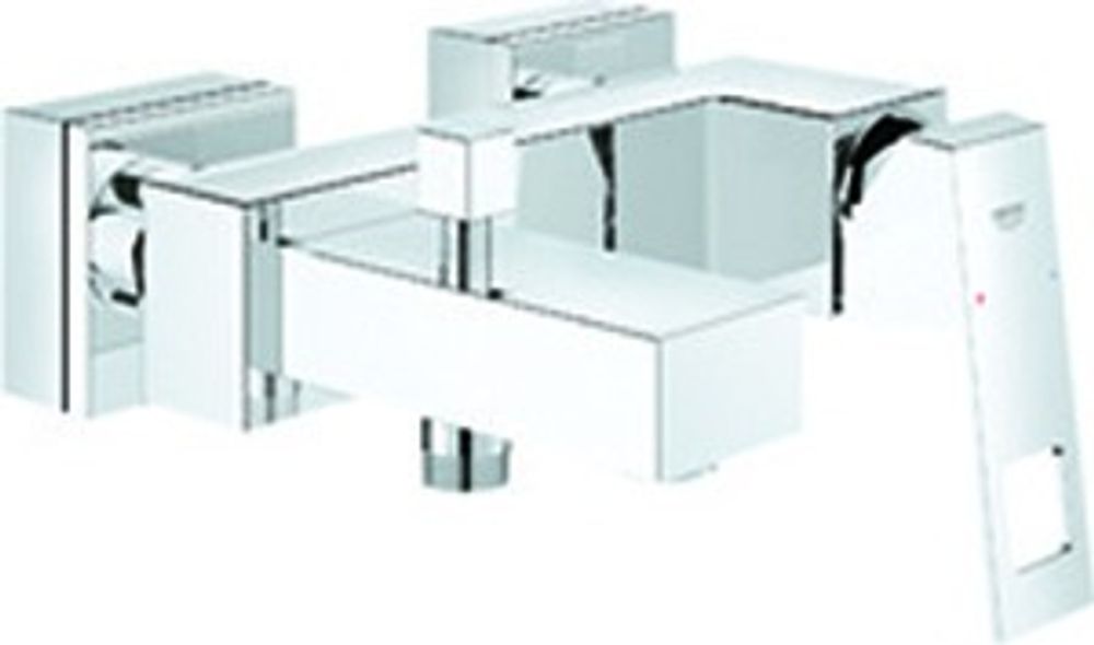 GROHE EH-Wannenbatterie Eurocube 23140 Wandmontage eigensicher chrom, 23140000