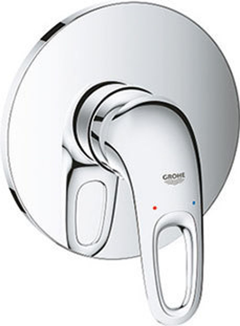 GROHE EH-Brausebatteri Eurostyle 24048_3 FMS für 35600 Hebel offen chrom, 24048003