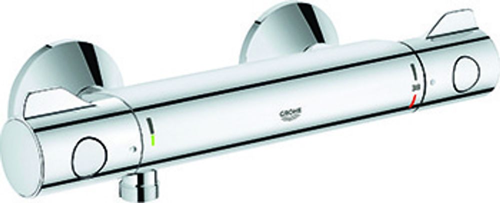 GROHE THM-Brausebatterie Grohtherm 800 34558 Wandmontage eigensicher chrom, 34558000