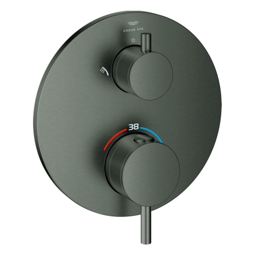 GROHE THM-Brausebatt. Atrio 24358 FMS für 35604 2-W-Umst. hard graphite geb., 24358AL0