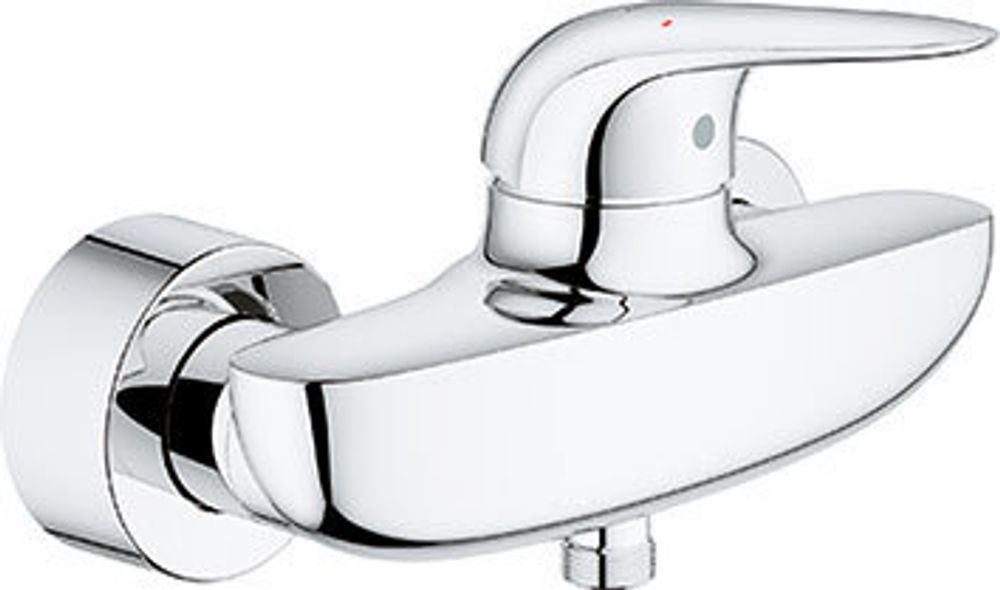 GROHE EH-Brausebatterie Eurostyle 23722_3 Wandmontage chrom, 23722003