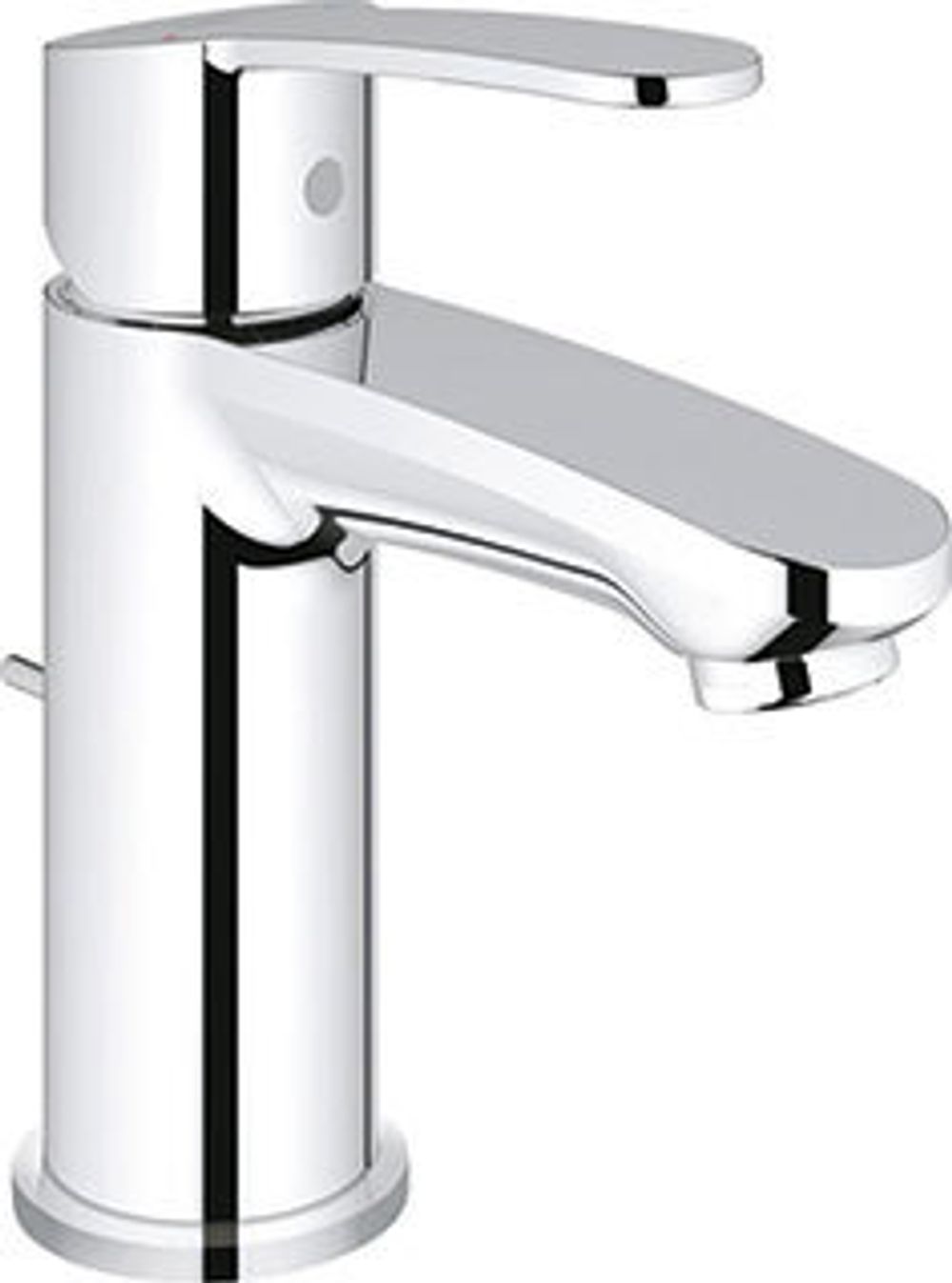 GROHE EH-WT-Batt. Eurostyle C 23037_2 Zugstangen-Ablaufgarnitur chrom, 23037002