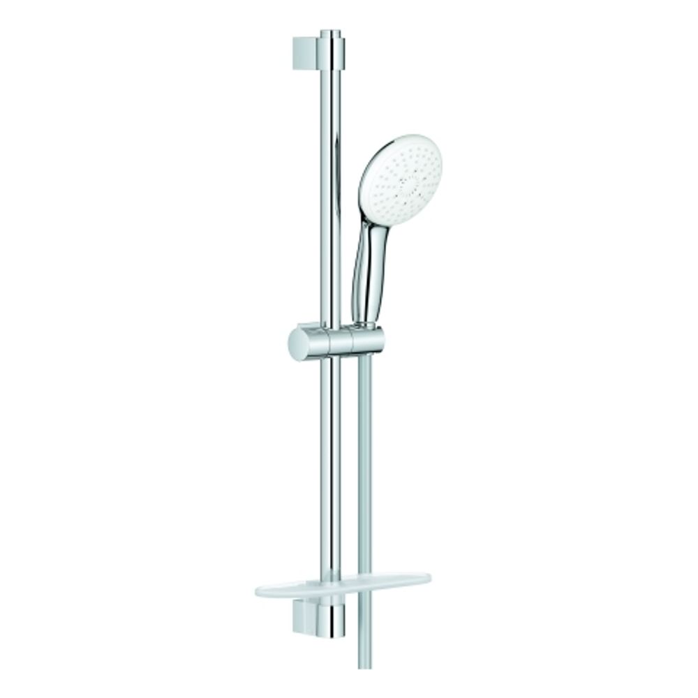 GROHE Brausestangenset Tempesta 110 27600_3 600mm 3 Strahl Ablage WS chrom, 27600003