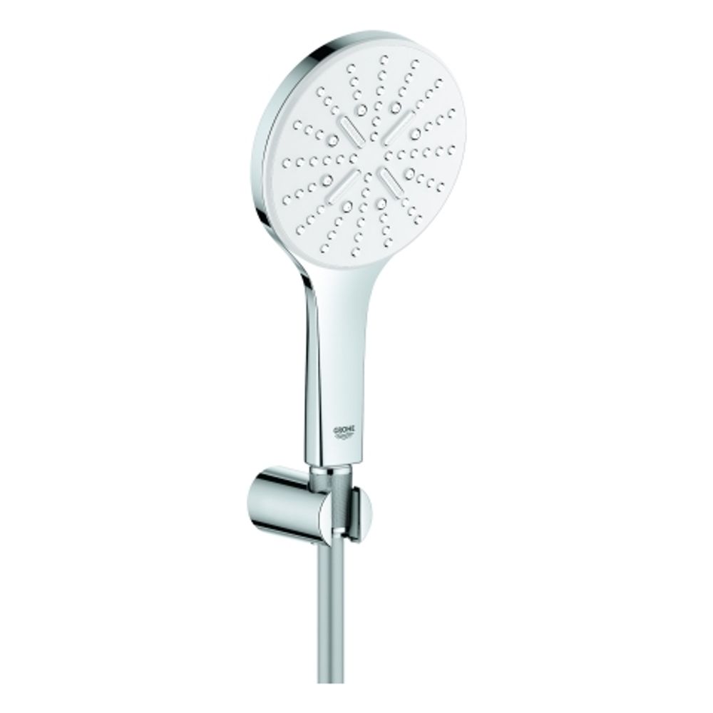 GROHE Wandhalterset Rainshower 130 SmartActive 26581 9,5l moon white/chrom, 26581LS0