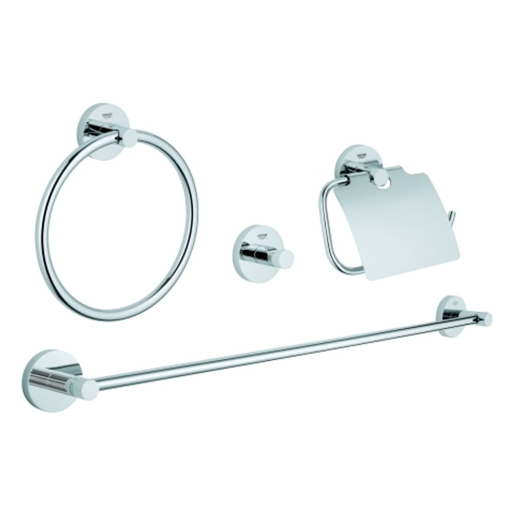 GROHE Master Bad-Accessoire Set 4-in-1 Essentials 40776_1 chrom, 40776001