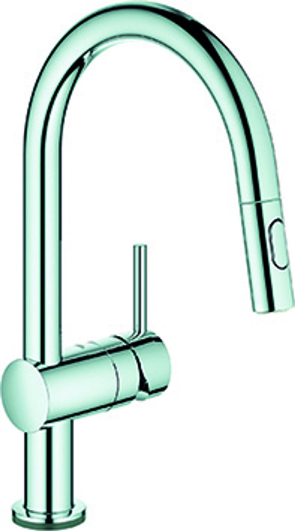 GROHE Elektron.-EH-SPT-Batt. Minta Touch 31358_2 C-Auslauf azb. Spülbrause chrom, 31358002