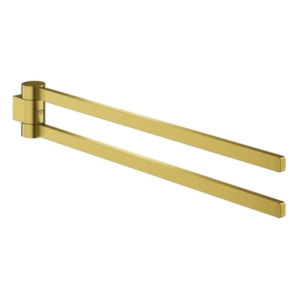 GROHE Handtuchhalter Selection 41063 2-armig schwenkbar cool sunrise geb., 41063GN0