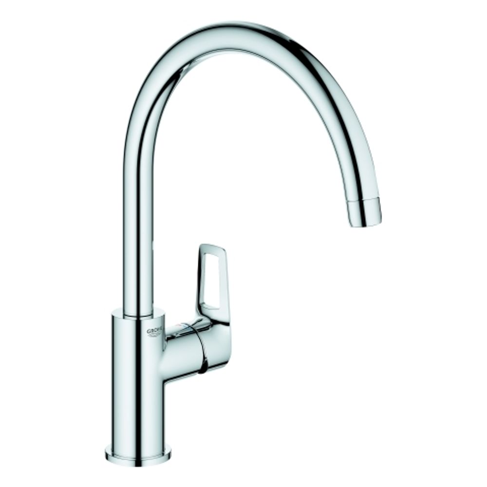GROHE Einhand-Spültischbatterie BauLoop 31368_1 hoher Auslauf GROHE ZERO chrom, 31368001