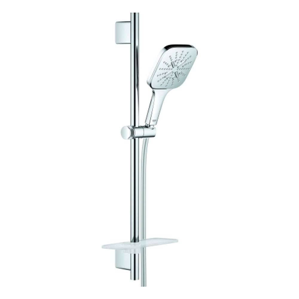 GROHE Brausest.-Set RSH 130 SmartActive 26584 Cube 600mm 9,5l Ablage chrom, 26584000