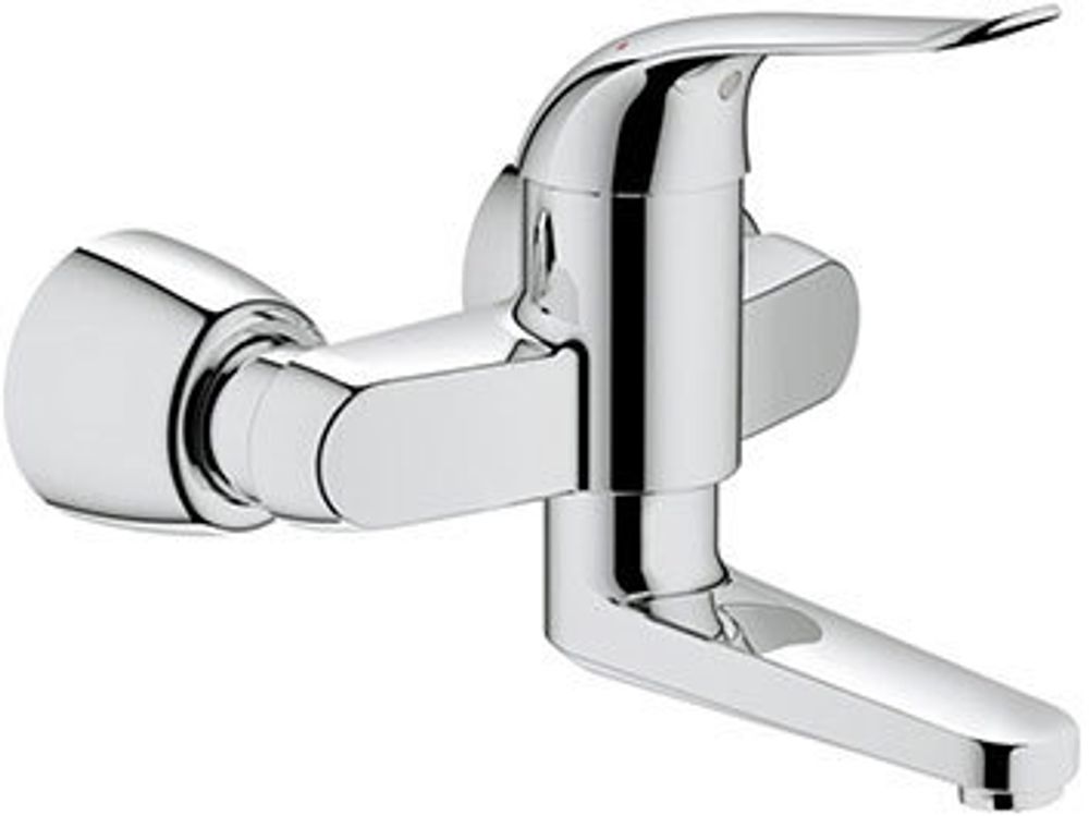 GROHE EH-WT-Batt. Euroeco Special 32771 Wandmontage absperrb. S-Anschlüsse chrom, 32771000