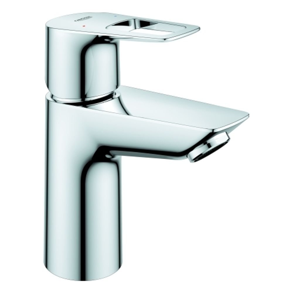 GROHE EH-Waschtischbatterie BauLoop 23337_1 S-Size glatter Körper chrom, 23337001