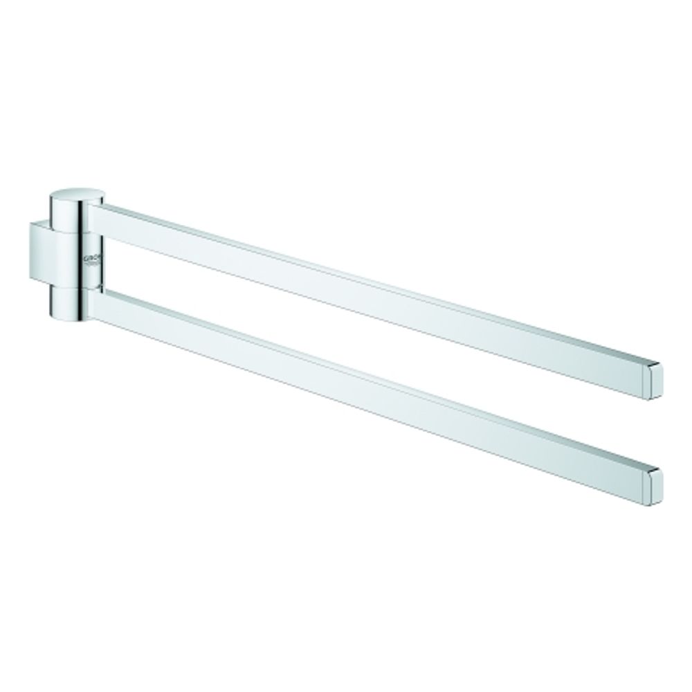 GROHE Handtuchhalter Selection 41063 2-armig schwenkbar chrom, 41063000
