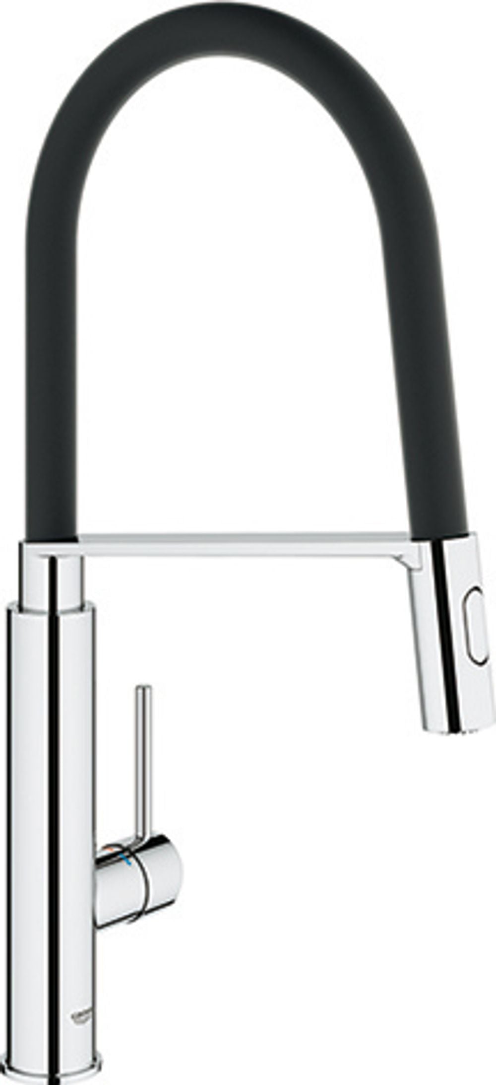 GROHE Einhand-Spültischbatterie Concetto 31491 ausziehbare Profibrause supersteel, 31491DC0
