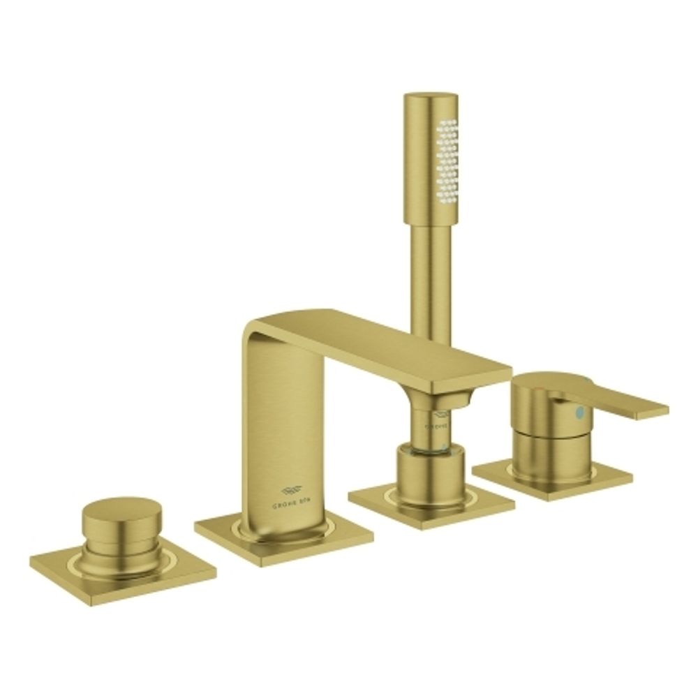 GROHE 4-Loch-EH-Wannenbatterie Allure 19316_1 Oberbau cool sunrise gebürstet, 19316GN1