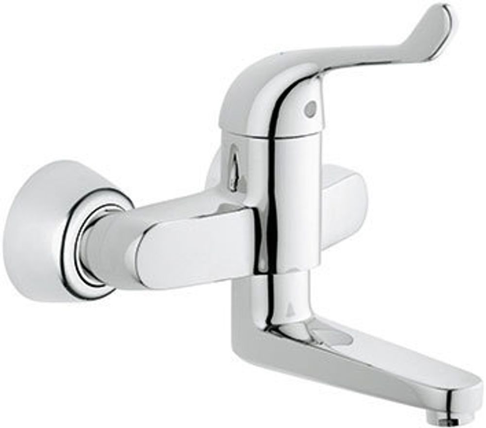 GROHE Sicherheitsmisch-WT-Batt. Euroeco Special 32792 Wandm. Ausl. 197mm chrom, 32792000