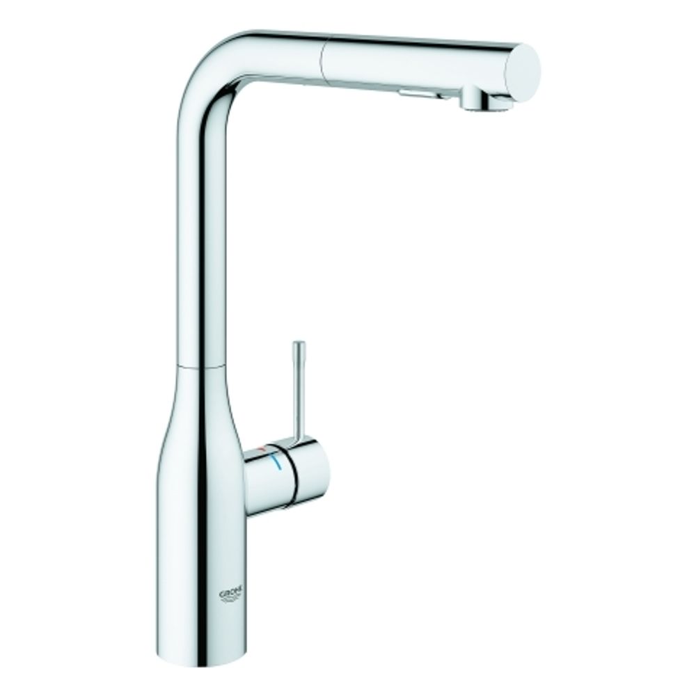 GROHE EH-Spültischbatterie Essence 30504 herausziehbare Spülbrause chrom, 30504000