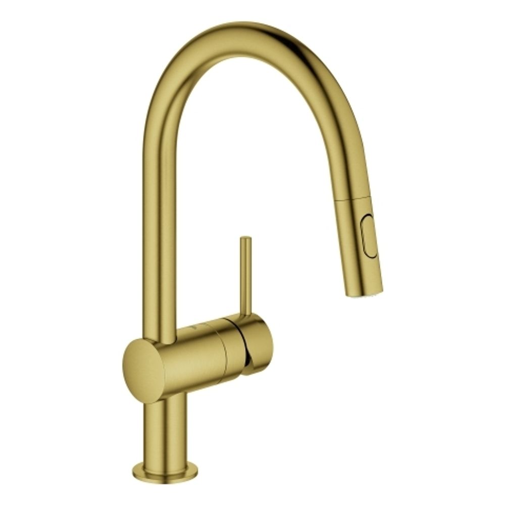 GROHE EH-Spültischbatterie Minta 32321_2 C-Auslauf Spülbrause cool sunrise geb., 32321GN2