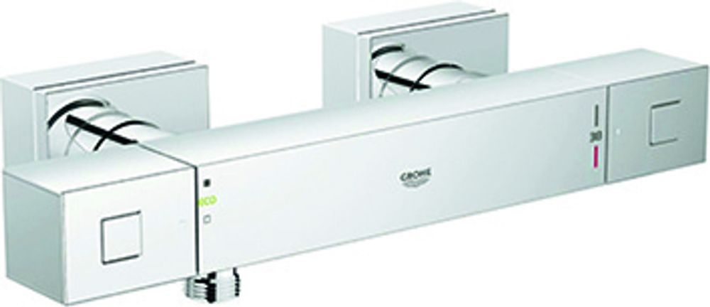 GROHE THM-Brausebatterie Grohtherm Cube 34488 eigensicher chrom, 34488000