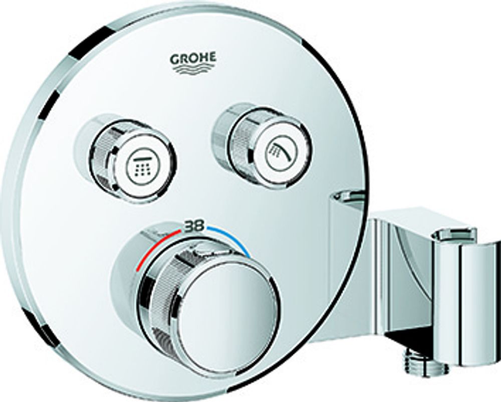 GROHE THM GRT SmartControl 29120 FMS rund 2 ASV Brausehalter chrom, 29120000