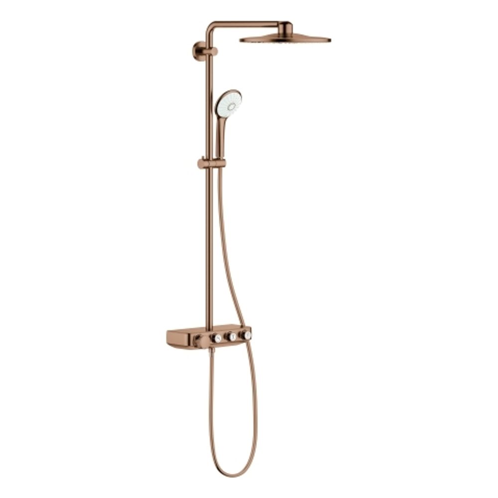 GROHE Duschsystem Euphoria SmartControl 310 Duo 26507 mit THM warm sunset geb., 26507DL0