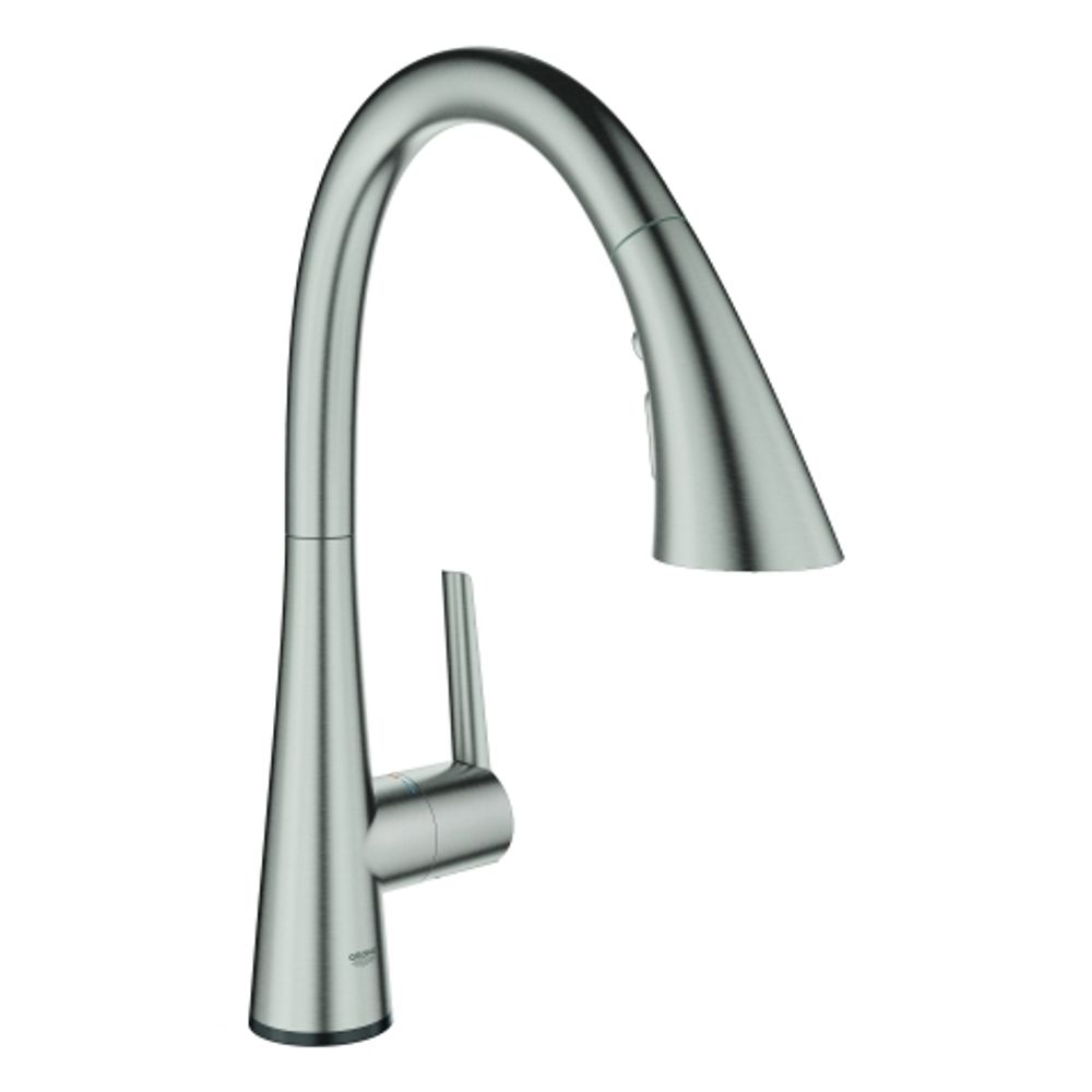 GROHE Elektron.-EH-SPT-Batt. ZedraTouch 30219_2 azb. 3-Strahl-Spülbr. supersteel, 30219DC2