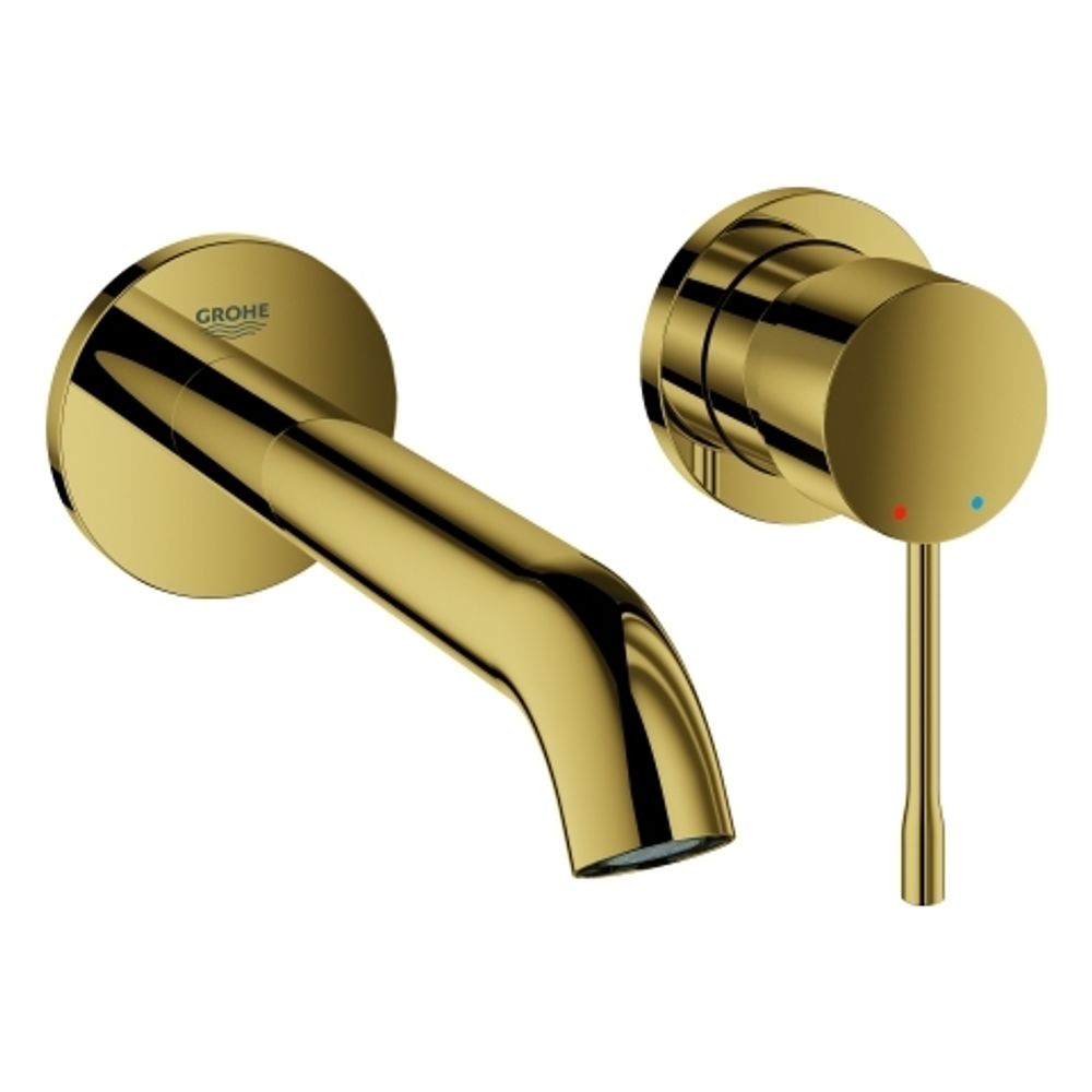 GROHE 2-Loch-WT-Wandbatterie Essence 29192_1 FMS Ausladung 183mm cool sunrise, 29192GL1