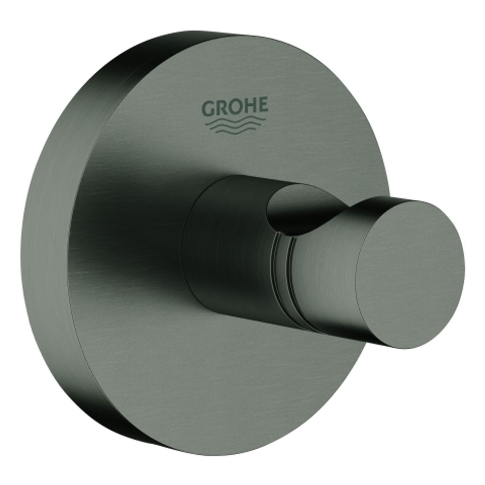 GROHE Bademantelhaken Essentials 40364_1 hard graphite gebürstet, 40364AL1