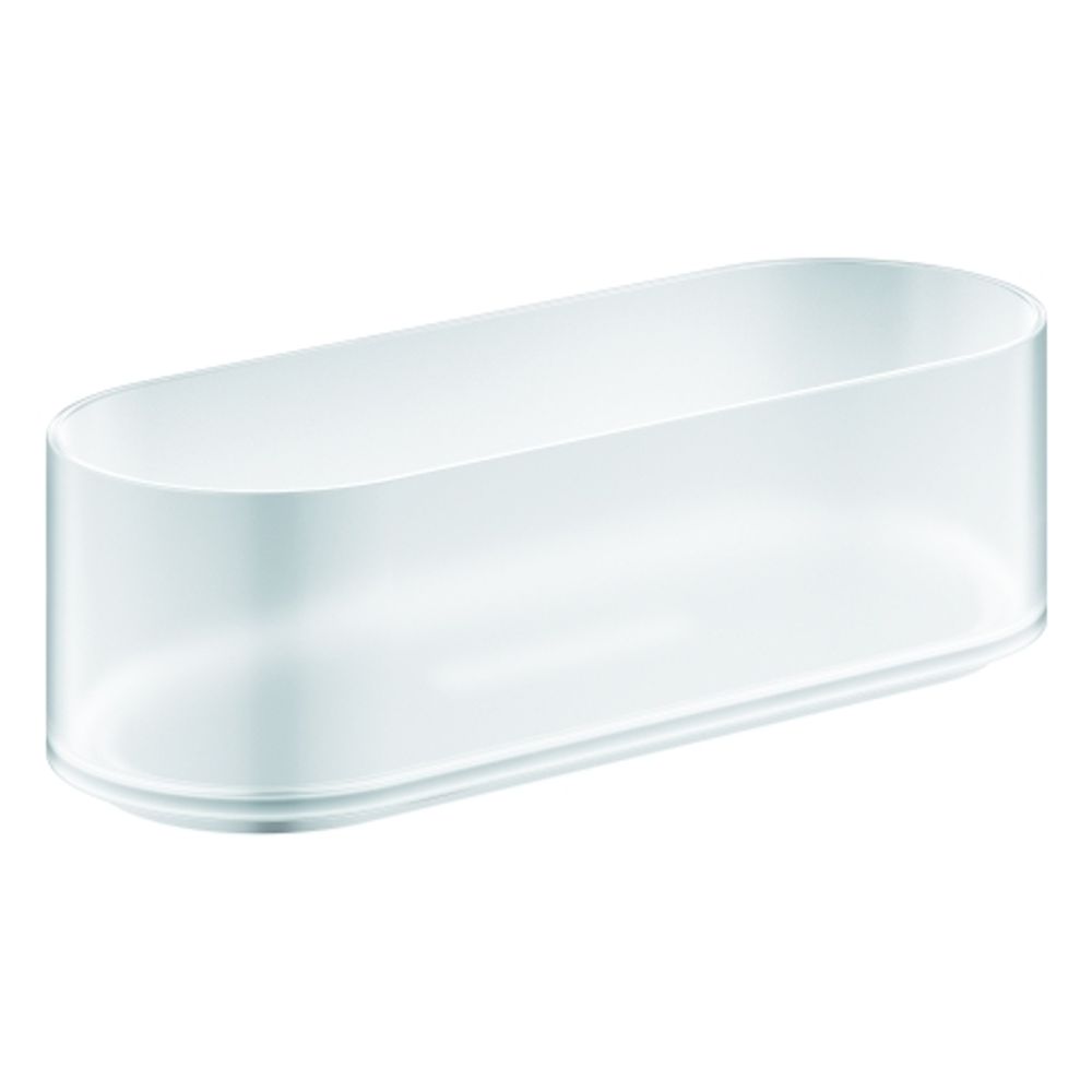 GROHE Duschablage Selection 41037 für Halter 41035 weißglas, 41037000