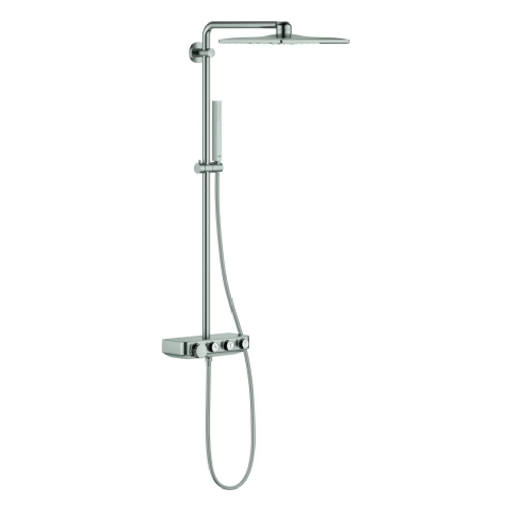 GROHE Duschsystem Euphoria SmartControl 310 Cube Duo 26508 THM supersteel, 26508DC0