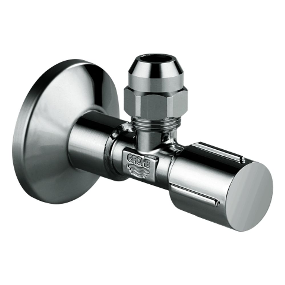 GROHE Eckventil 22037 1/2x3/8'' Rosette Metallgriff hard graphite, 22037A00