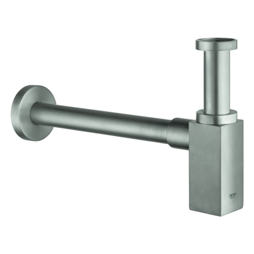 GROHE Geruchsverschluss 40564 eckig Waschtisch supersteel, 40564DC0