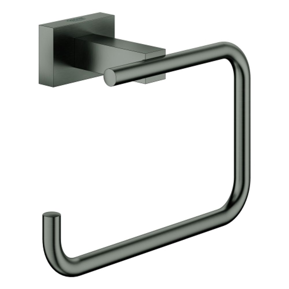 GROHE WC-Papierhalter Essentials Cube 40507_1 ohne Deckel hard graphite geb., 40507AL1