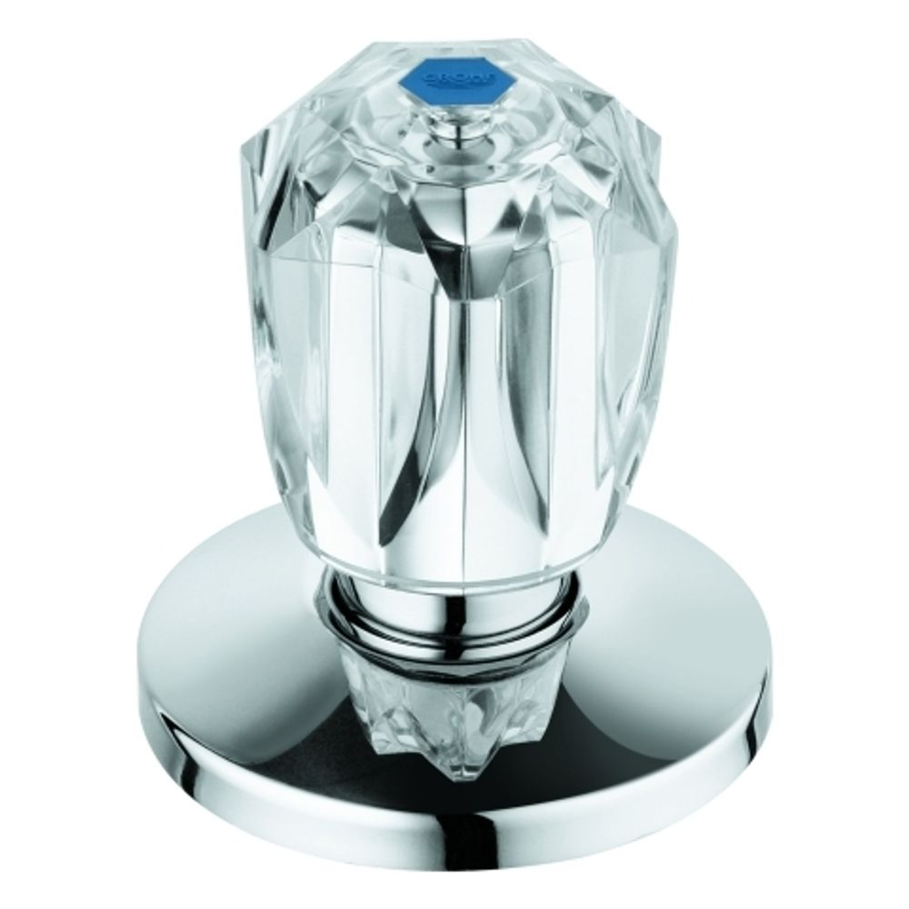 GROHE Oberteil 11541 1/2\" f.UP-Vent. Brillant Griff Markierung blau chrom, 11541000