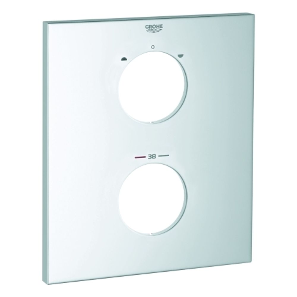 GROHE Rosette, eckig, chrom, 47828000