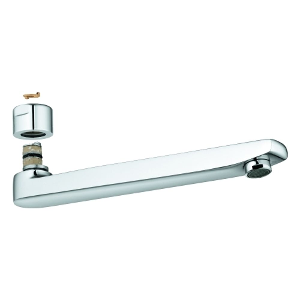 GROHE Gussauslauf 12263 chrom für WT-Batterie Euroeco Spezial, 12263000