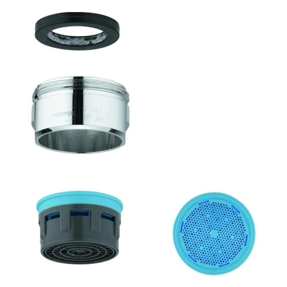 GROHE Mousseur 13929 Durchflußklasse A 15l/min bei 3 bar M24x1 chrom, 13929000